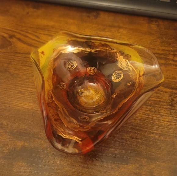 Vintage retro MCM glass art - Picture 3 of 5
